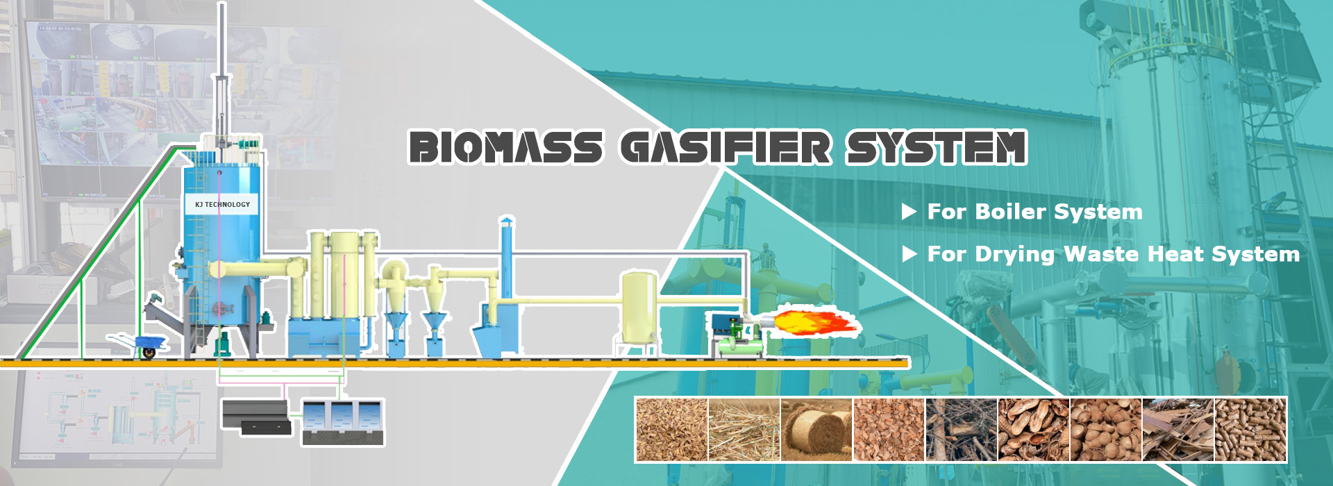 kj biomass gasification system